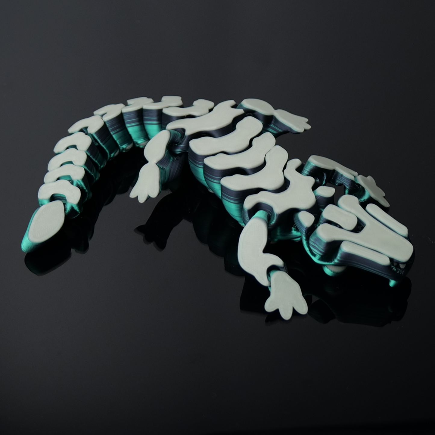 Krokodil*Special-Grün-Schwarz