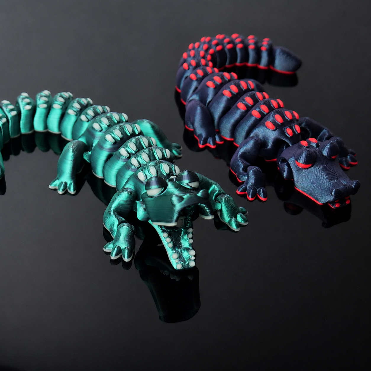 Krokodil*Special-Grün-Schwarz