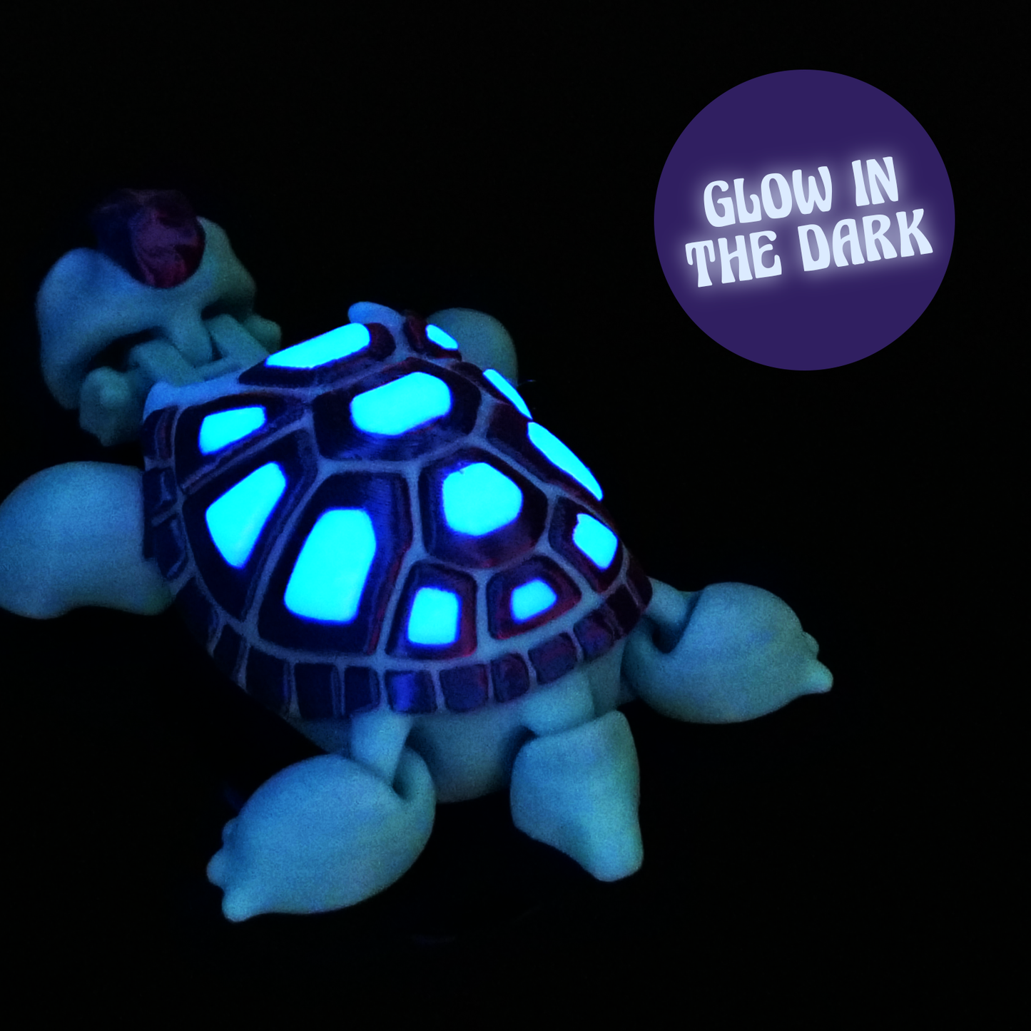 Punk-Schildkröte*Eisblau