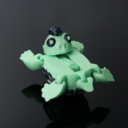 Punk-Schildkröte*Apfelgrün