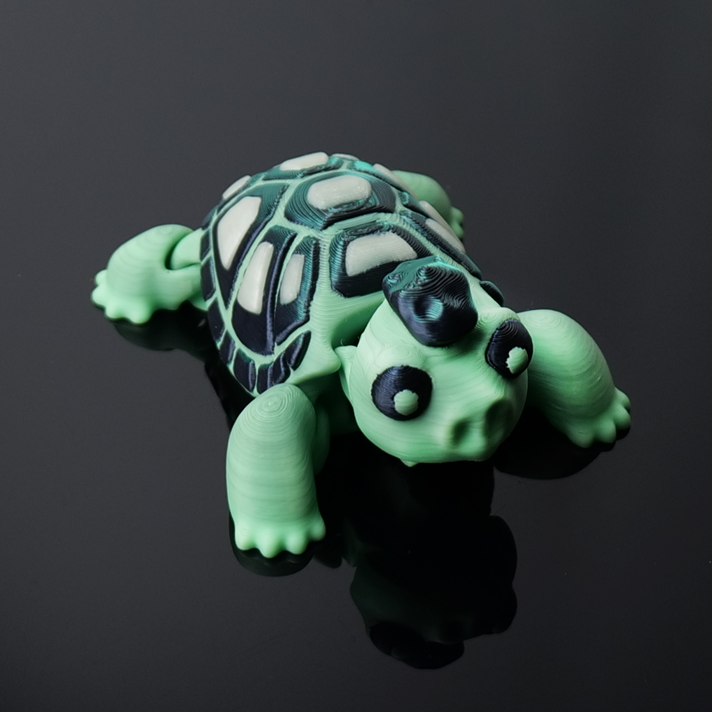 Punk-Schildkröte*Apfelgrün